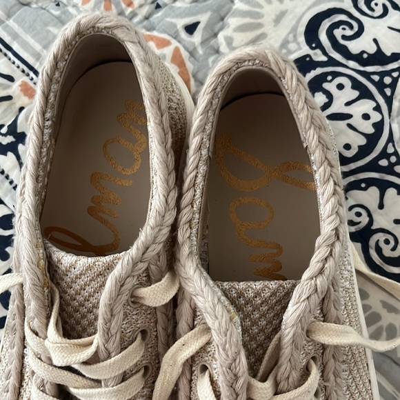 Sam Edelman cream crochet sneakers - Picture 3 of 6